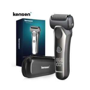 Kensen-Afeitadora eléctrica S20 para hombre, máquina de afeitar 3D flotante con cuchilla, lavable, tipo C, recargable por USB, p