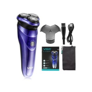 Afeitadora eléctrica portátil con pantalla LED para hombre, máquina de afeitar Facial, recortadora de barba