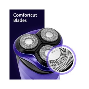 Afeitadora eléctrica portátil con pantalla LED para hombre, máquina de afeitar Facial, recortadora de barba