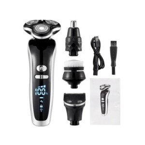 Afeitadora eléctrica 4D para hombres, cortadora de pelo eléctrica recargable por USB, cortadora de pelo profesional, maquinilla 