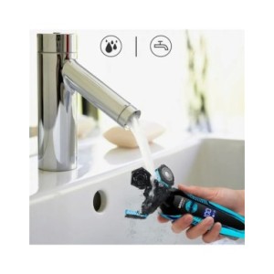 Afeitadora eléctrica lavable y recargable para hombres, máquina de afeitar de corte de pelo, recortadora de barba, uso Dual en s