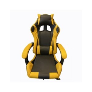 Silla Gaming, Silla de Oficina con Reposacabezas y Respaldo Ajustable, Ergonómica con Soporte Lumbar, Altura Ajustable