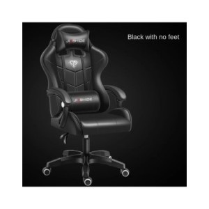 Silla ergonómica para juegos con reposapiés y función de masaje para una máxima comodidad