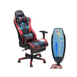 Silla ergonómica para juegos de GC-RC03, Sillón de masaje, diseño de espalda alta, Lumbar, relajante, PU, personalizado, ordenad