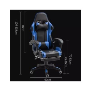 Sillón de oficina ergonómico con reposapiés, cojín de Internet deportivo profesional, LOL, WCG, HWC
