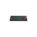 SKYLION-Teclado mecánico con cable K87, 20 tipos de iluminación colorida para juegos y oficina, para Microsoft Windows y Apple I