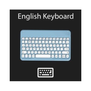 Español Teclado y ratón Bluetooth para iOS, Android, sistema Windows, tableta portátil recargable, iPad MatePad, teléfono celula