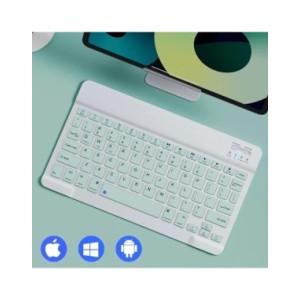 Teclado inalámbrico compatible con Bluetooth para Android, IOS, Windows Mini, 78 teclas para juegos, PC, iPad, tableta