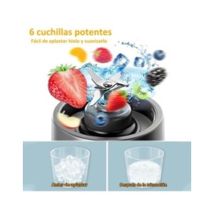 Mini licuadora portátil eléctrica, exprimidor de frutas, batidora de zumo fresco de naranja, multifunción, recargable, mezclador