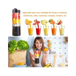 Mini licuadora portátil eléctrica, exprimidor de frutas, batidora de zumo fresco de naranja, multifunción, recargable, mezclador