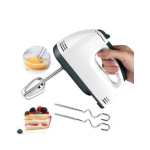 Batidor de huevos eléctrico de 100W y 7 velocidades, batidor de alimentos manual, agitador de huevos, herramientas de cocina par