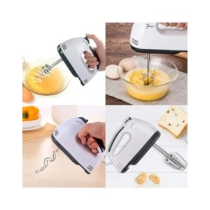Batidor de huevos eléctrico de 100W y 7 velocidades, batidor de alimentos manual, agitador de huevos, herramientas de cocina par