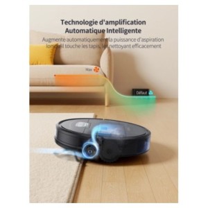 Robot aspirador y escoba con cable g20pro4500 PA, tres en uno, aplicación de autocarga fuerte, control remoto y control por voz