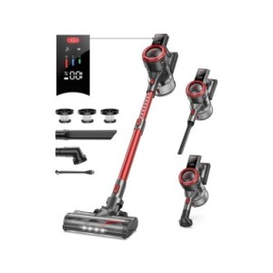 BUTURE-aspiradora inalámbrica de mano para el hogar, dispositivo potente de 450W, 33000Pa, con pantalla táctil, 55 Min de tiempo