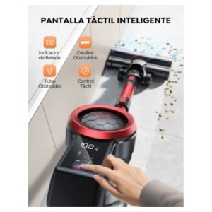 BUTURE-aspiradora inalámbrica de mano para el hogar, dispositivo potente de 450W, 33000Pa, con pantalla táctil, 55 Min de tiempo