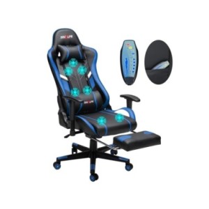 Silla ergonómica para juegos de GC-RC03, Sillón de masaje, diseño de espalda alta, Lumbar, relajante, PU, personalizado, ordenad