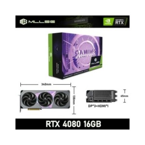 MLLSE-tarjetas gráficas RTX 4080, 16GB, NVIDIA, 16 Pines, GDDR6X, 256bit, HDMI x 1, DP x 3, PCI Express, 4,0x16, rtx 4080, 16gb,