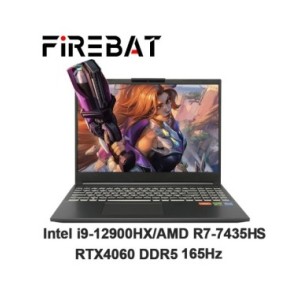 FIREBAT-ordenador portátil para videojuegos, T6A-X de 16 pulgadas, Intel i9-12900HX, RTX 4060, DDR5, 32 GB de RAM, M.2, 1TB, SSD