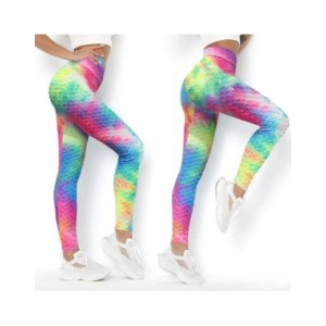 Mallas de Yoga de retales para mujer, pantalones de Control de barriga, mallas deportivas para correr y entrenamiento