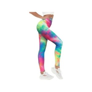 Mallas de Yoga de retales para mujer, pantalones de Control de barriga, mallas deportivas para correr y entrenamiento