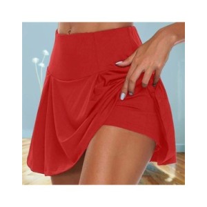 Faldas deportivas para mujer, pantalones cortos transpirables, informales, de secado rápido, para correr, Yoga y Fitness, 2024