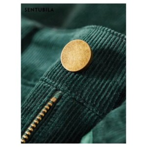 Sentubila-Falda Midi de pana para mujer, Falda de tubo con abertura de cintura alta, color verde oscuro, 2023