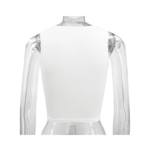 Tops cortos Y2K para mujer, ropa Sexy de verano, Bodycon, camiseta sin mangas, camisetas para chica, ropa de discoteca, camisola