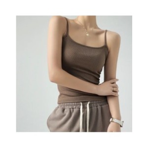 Camiseta básica sin mangas para mujer, Lisa camisola con tirantes finos, ajustada, de punto, venta al por mayor, Verano